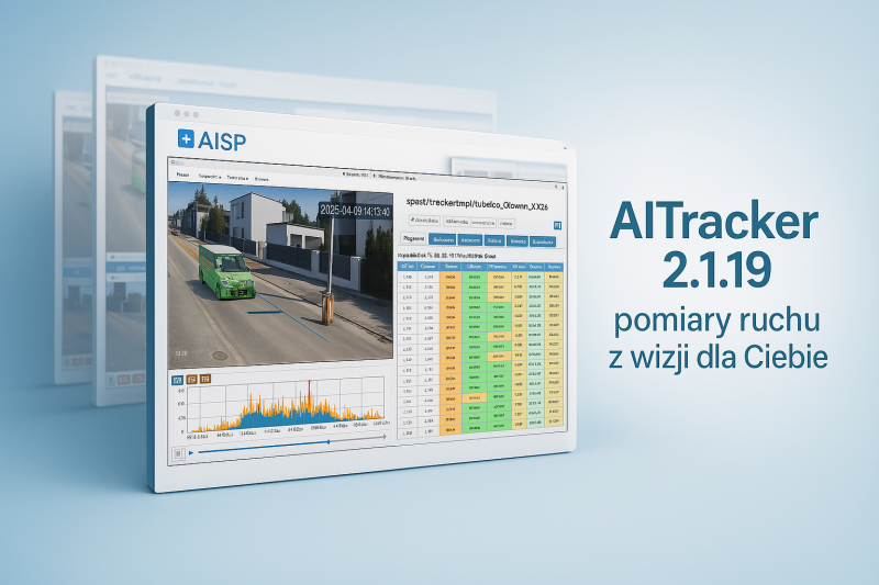 Widok funkcji AITracker — zbuduj więźbę ruchu z pomiarów alpr